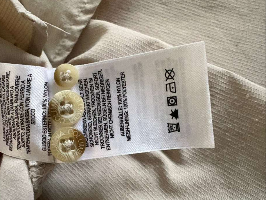 Columbia Sportswear Fishing Shirt - Beige Vented Long Sleeve