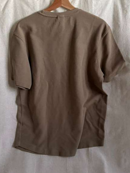 Gap Beige Pocket T-Shirt - Size Large Crew Neck